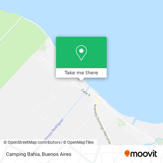 Camping Bahia map