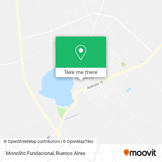 Monolito Fundacional map