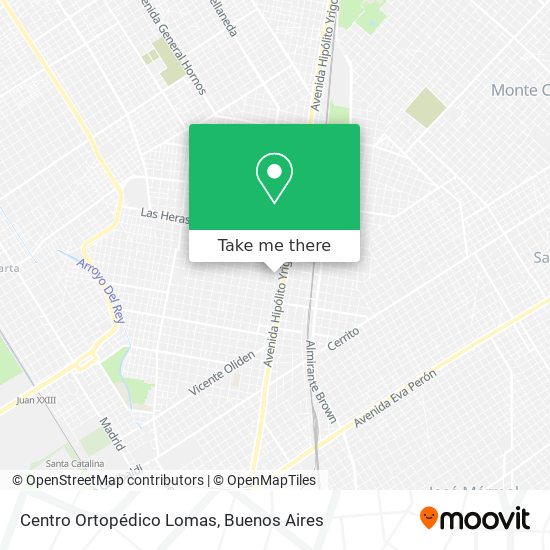 Mapa de Centro Ortopédico Lomas