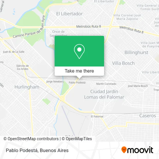 Mapa de Pablo Podestá