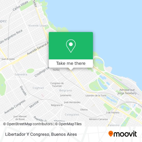 Libertador Y Congreso map