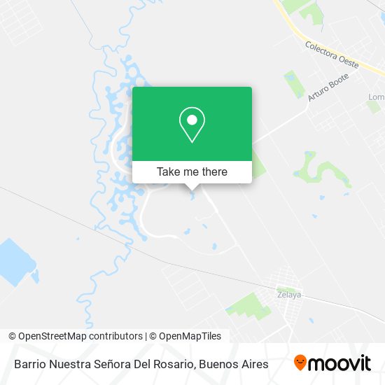 Mapa de Barrio Nuestra Señora Del Rosario