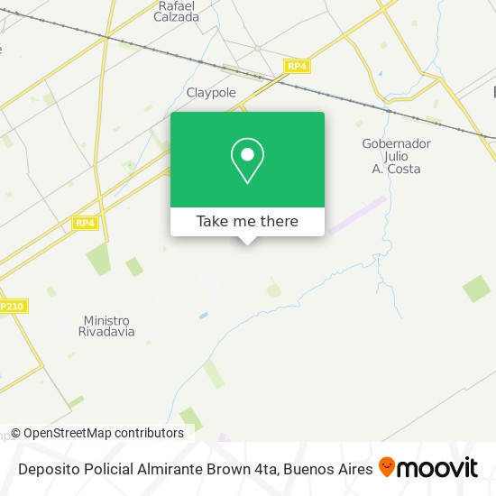 Deposito Policial Almirante Brown 4ta map