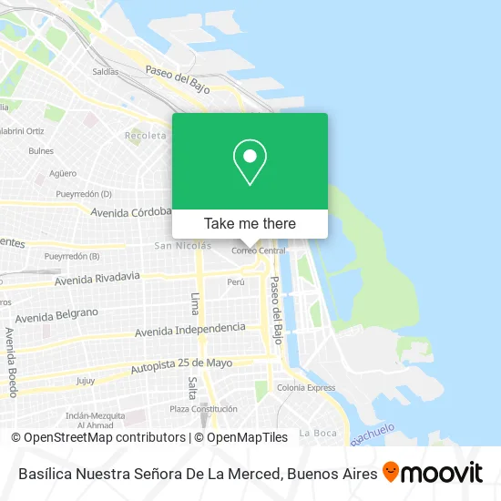 Basílica Nuestra Señora De La Merced map