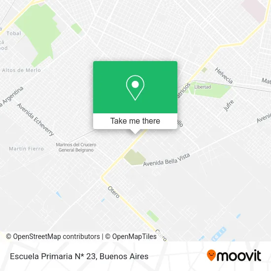 Escuela Primaria N* 23 map