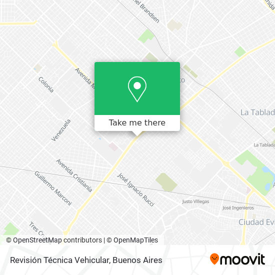 Mapa de Revisión Técnica Vehicular