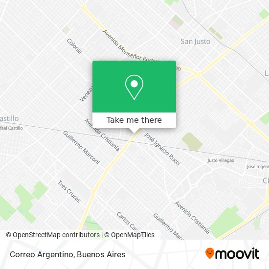 Correo Argentino map