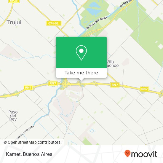 Kamet map