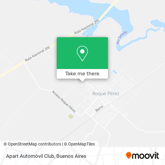 Mapa de Apart Automóvil Club