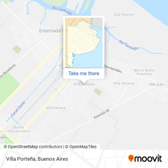 Mapa de Villa Porteña