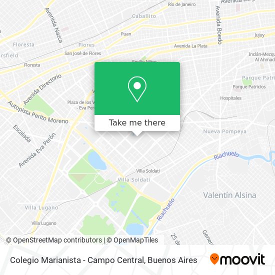 Colegio Marianista - Campo Central map