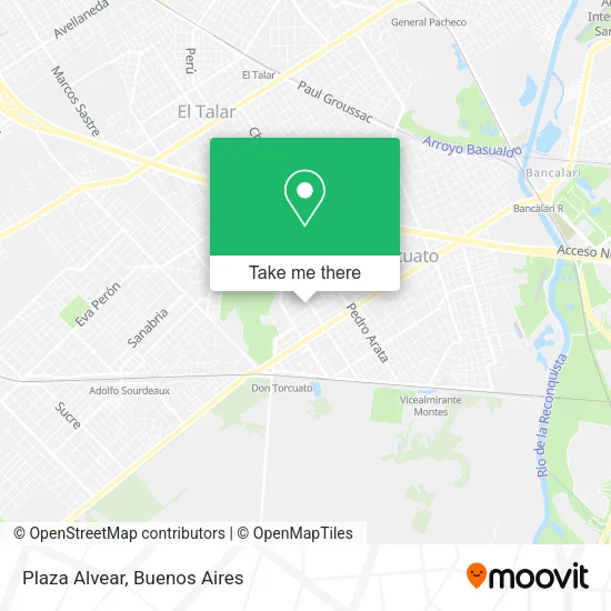 Mapa de Plaza Alvear