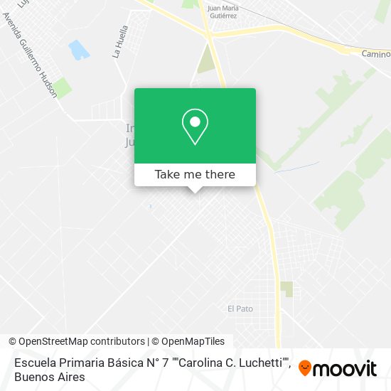 Escuela Primaria Básica N° 7 ""Carolina C. Luchetti"" map