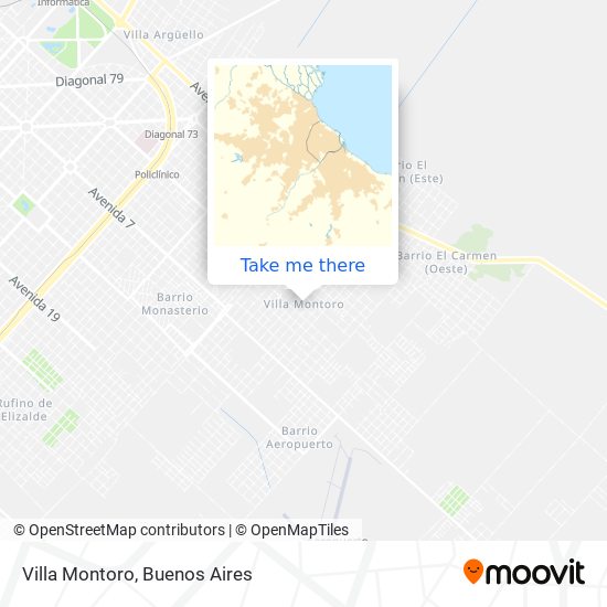 Villa Montoro map