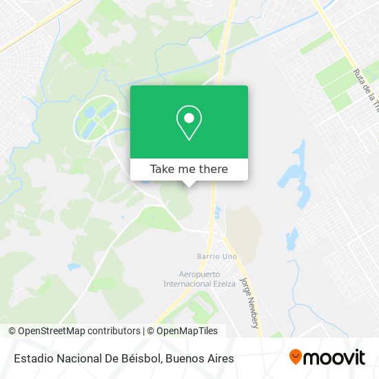 Mapa de Estadio Nacional De Béisbol