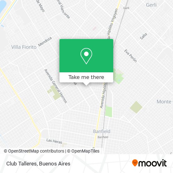 Club Talleres map