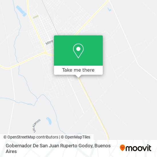 Mapa de Gobernador De San Juan Ruperto Godoy