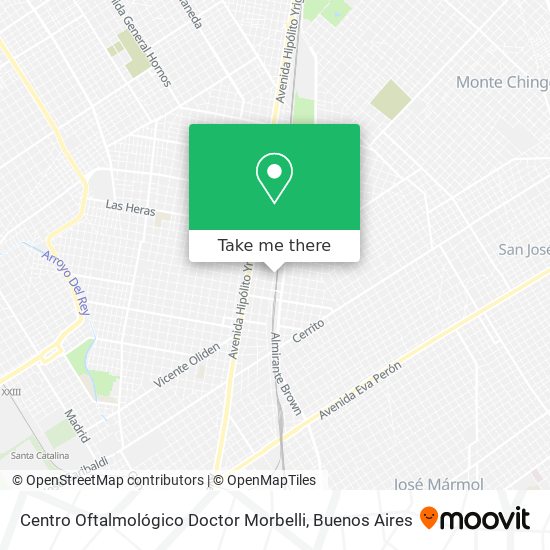 Centro Oftalmológico Doctor Morbelli map