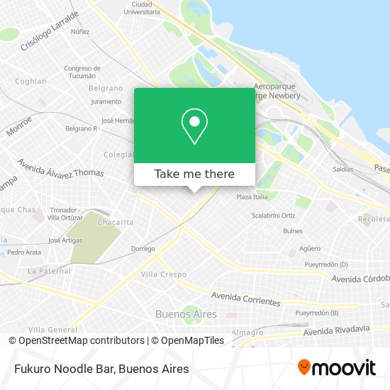 Fukuro Noodle Bar map