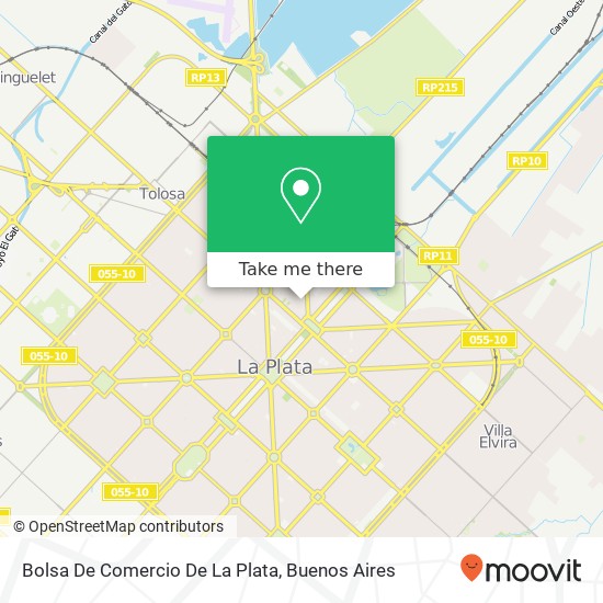 Bolsa De Comercio De La Plata map