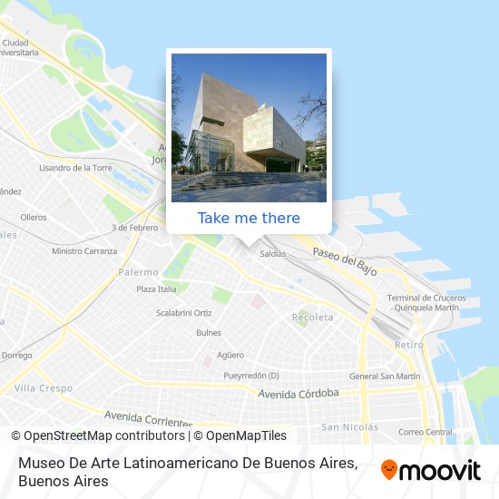 Museo De Arte Latinoamericano De Buenos Aires map