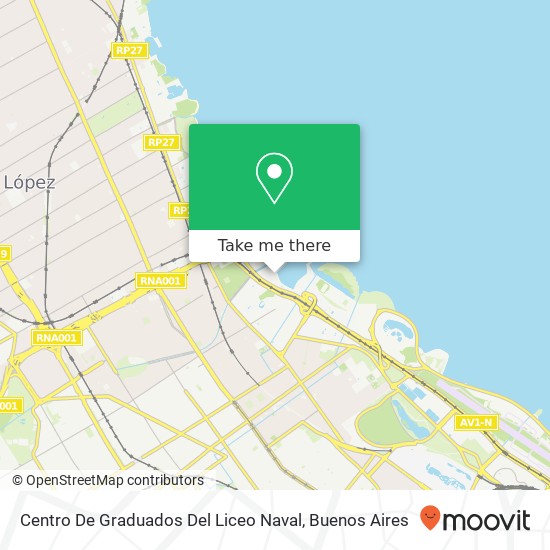 Centro De Graduados Del Liceo Naval map