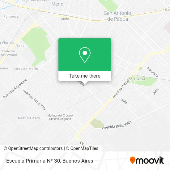 Escuela Primaria N* 30 map