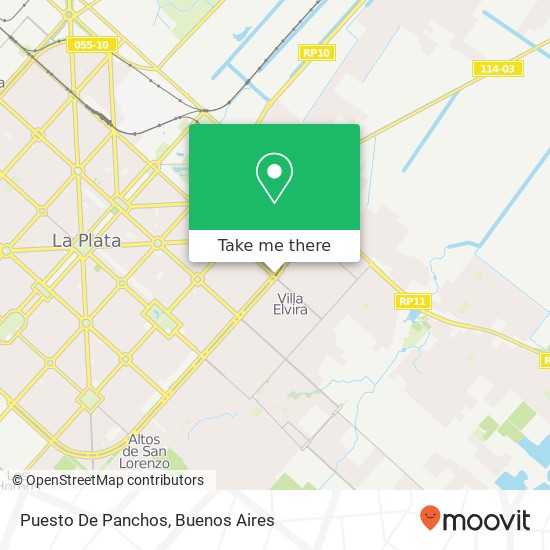 Puesto De Panchos map
