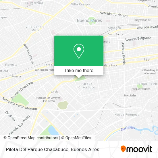 Pileta Del Parque Chacabuco map
