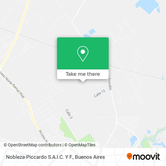 Nobleza-Piccardo S.A.I.C. Y F. map