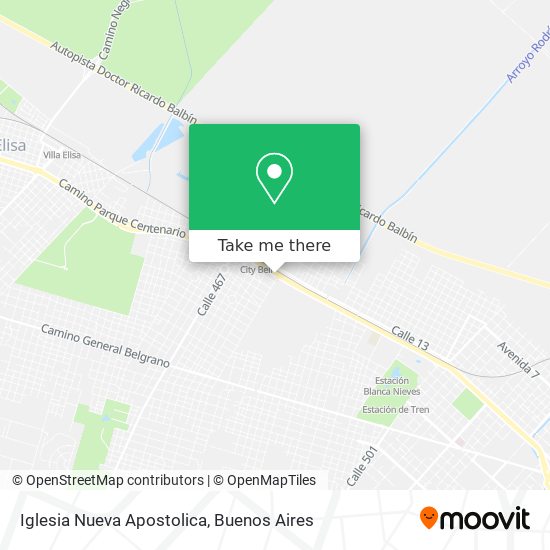 Mapa de Iglesia Nueva Apostolica