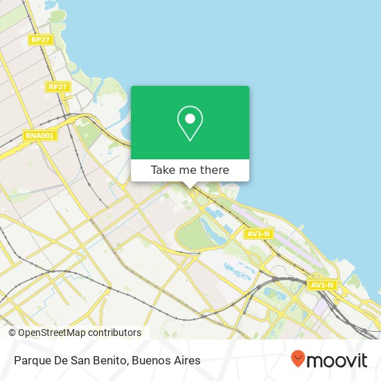 Parque De San Benito map