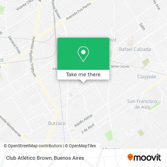 Club Atlético Brown map