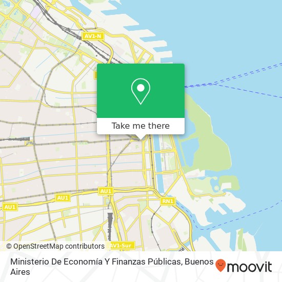 Ministerio De Economía Y Finanzas Públicas map
