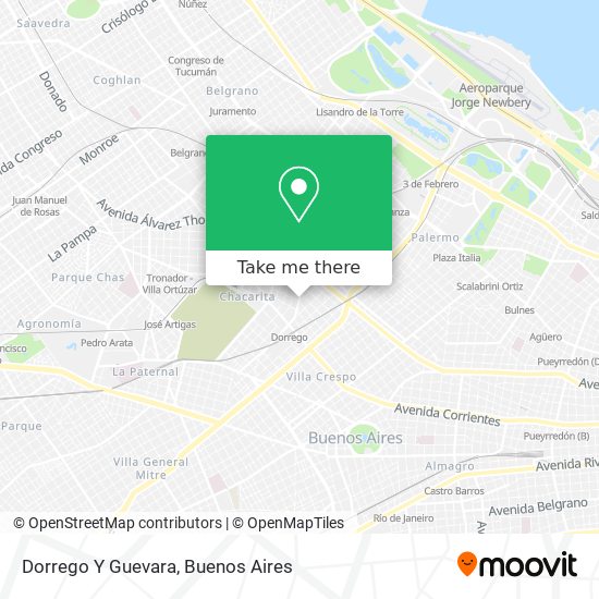 Dorrego Y Guevara map