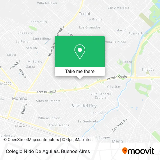 Mapa de Colegio Nido De Águilas