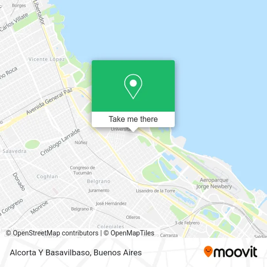 Alcorta Y Basavilbaso map