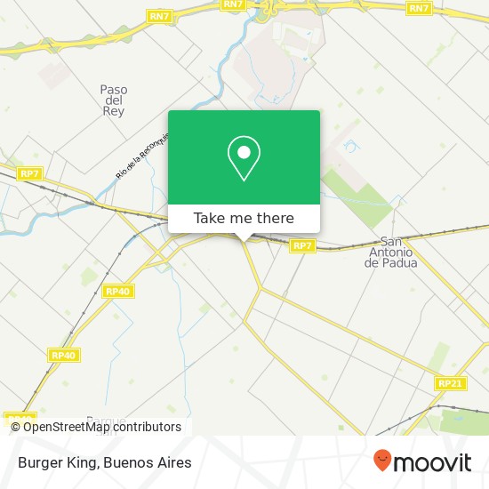 Burger King map