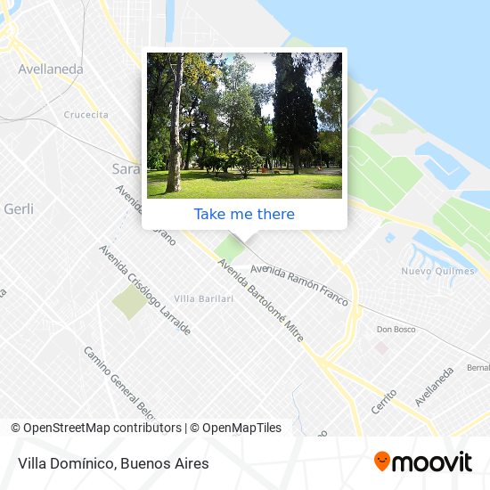 Villa Domínico map