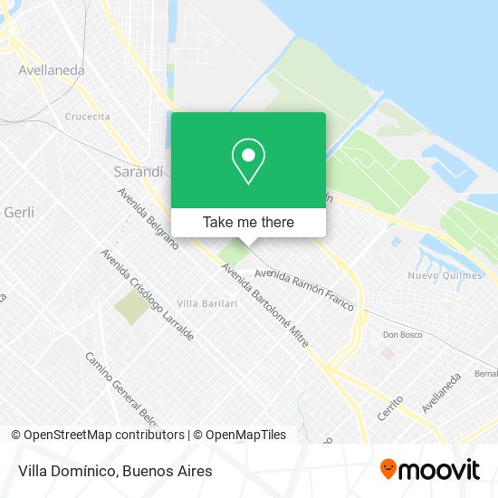 Villa Domínico map