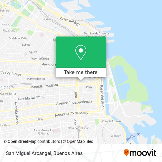 San Miguel Arcángel map