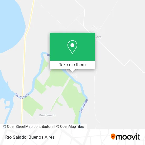 Río Salado map