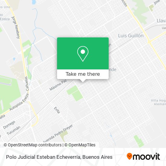 Polo Judicial Esteban Echeverría map