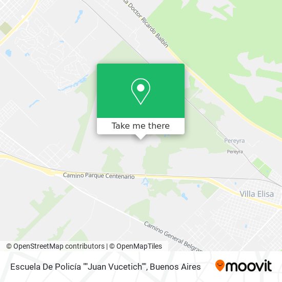 Escuela De Policía ""Juan Vucetich"" map