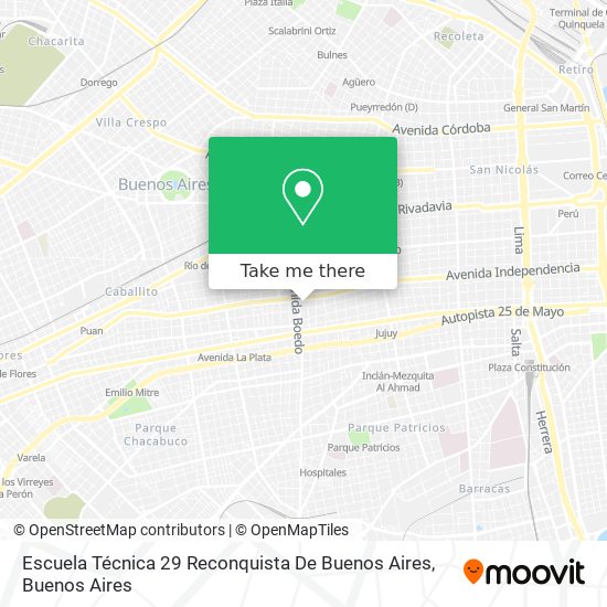 Mapa de Escuela Técnica 29 Reconquista De Buenos Aires