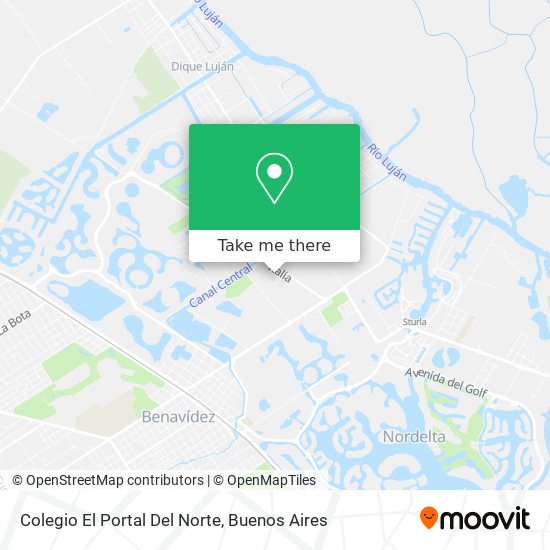 Colegio El Portal Del Norte map