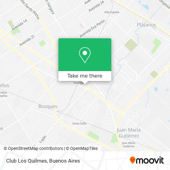 Club Los Quilmes map