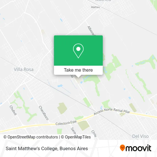 Saint Matthew's College map