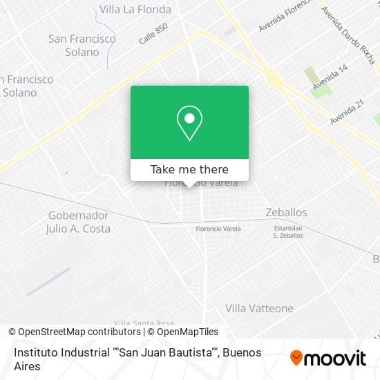 Instituto Industrial ""San Juan Bautista"" map