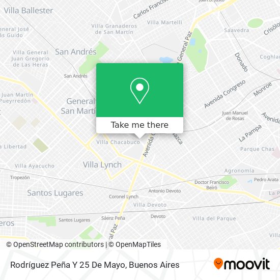 Rodríguez Peña Y 25 De Mayo map